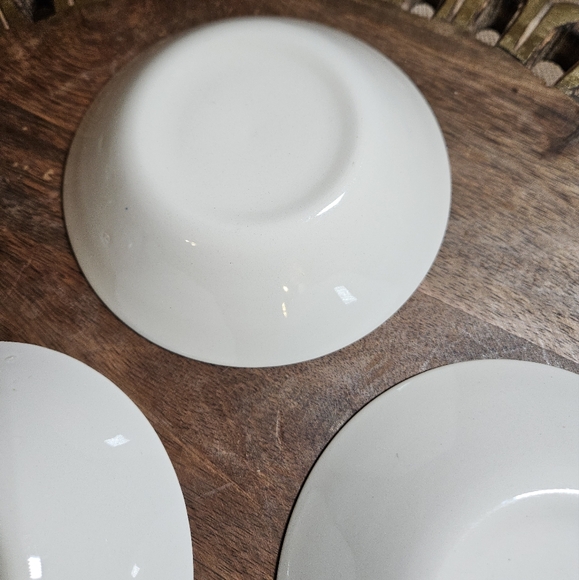 3 Vintage Max Schonfeld Sierra 5 3/4” Fruit Dessert Sauce Bowls IronStone MCM - Picture 12 of 12